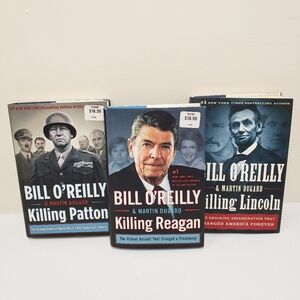 Bill O'Reilly Killing Lincoln Reagan Patton Book Lot